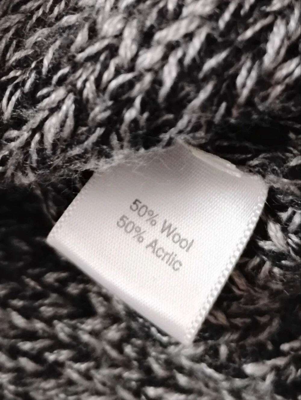 Saks Fifth Avenue Men's Black-Gray Marled Cable Knit Zip Hoodie