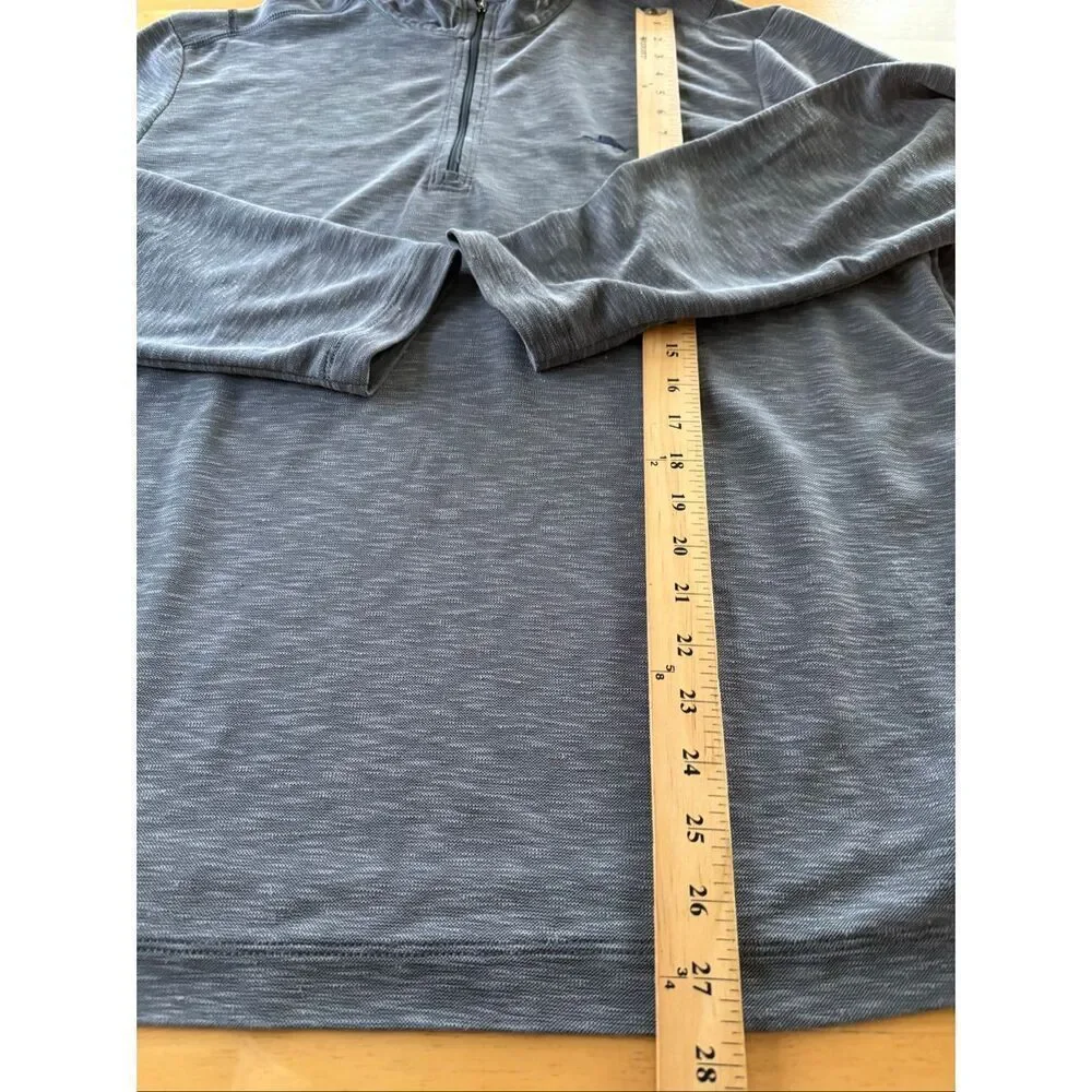 Tommy Bahama Sweater Mens  Logo Quarter Zip Lightweight Pullover SZ XL