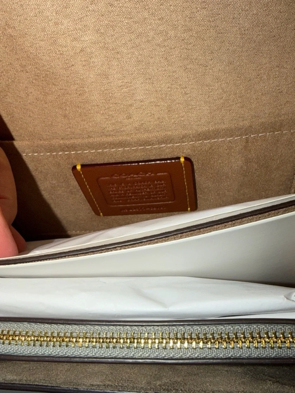 Coach crossbody light