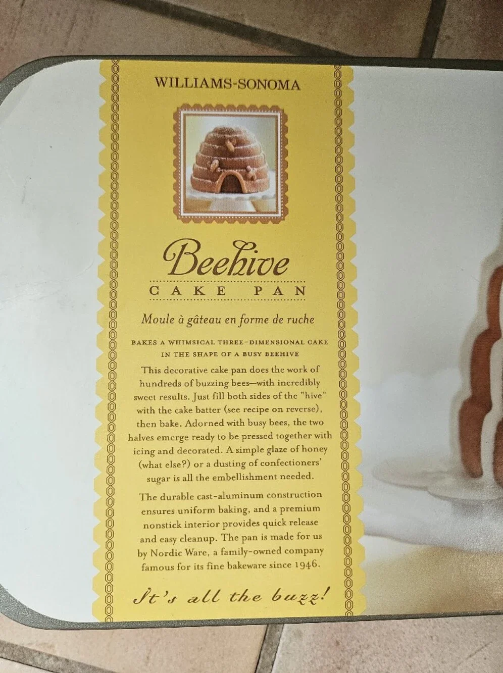 Nordic Ware cake currently