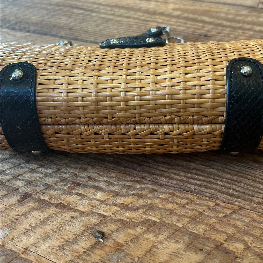 Rafe Straw Shoulder Bag