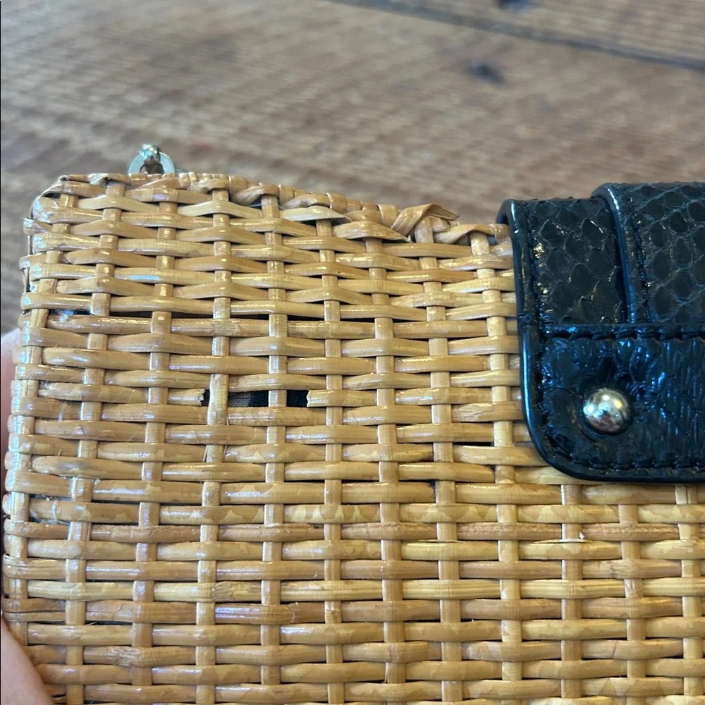 Rafe Straw Shoulder Bag