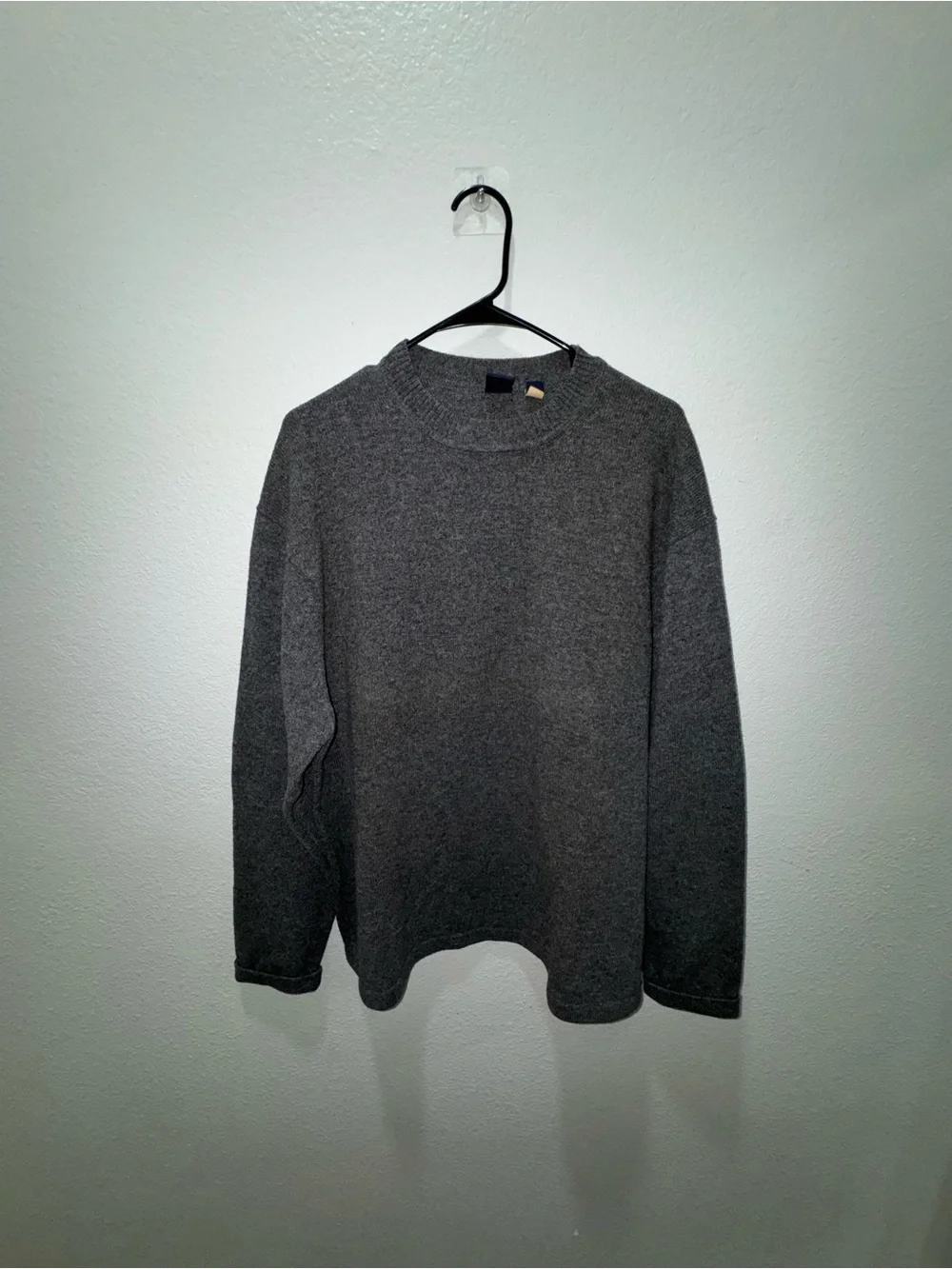 GAP Vintage Men's Crewneck Sweater - Charcoal Gray