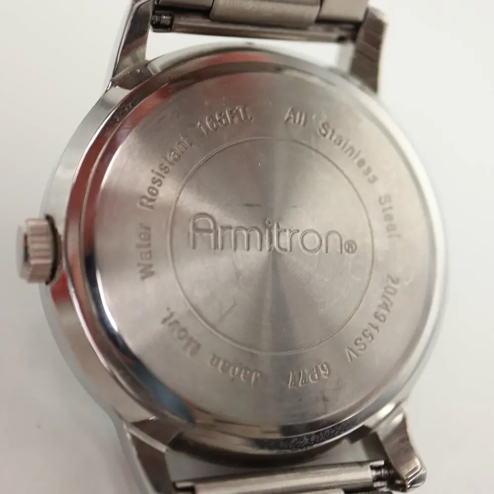 Armitron silver tone