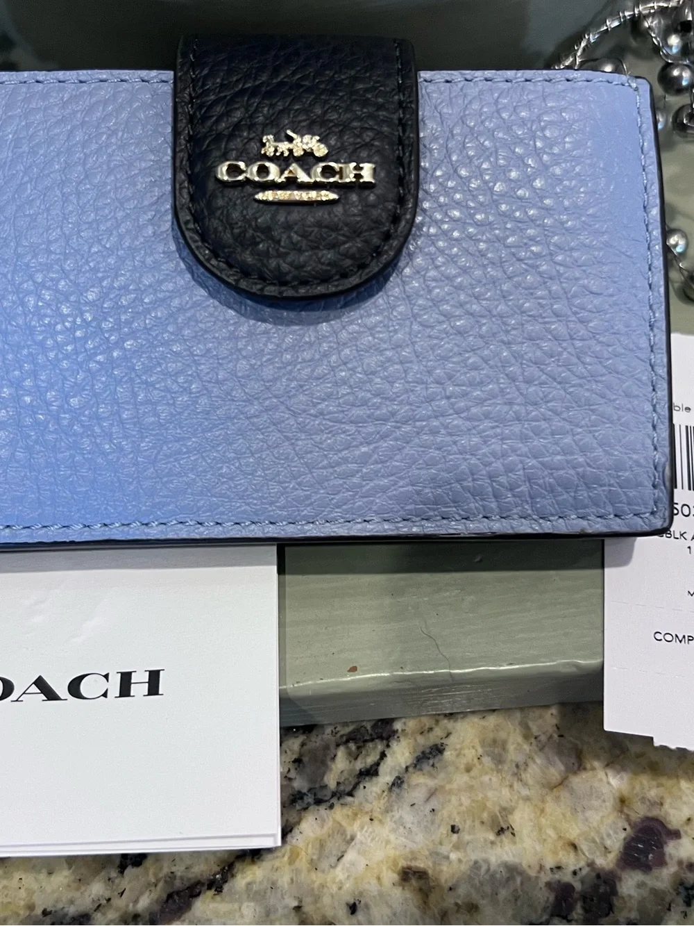 Coach pebbled leather