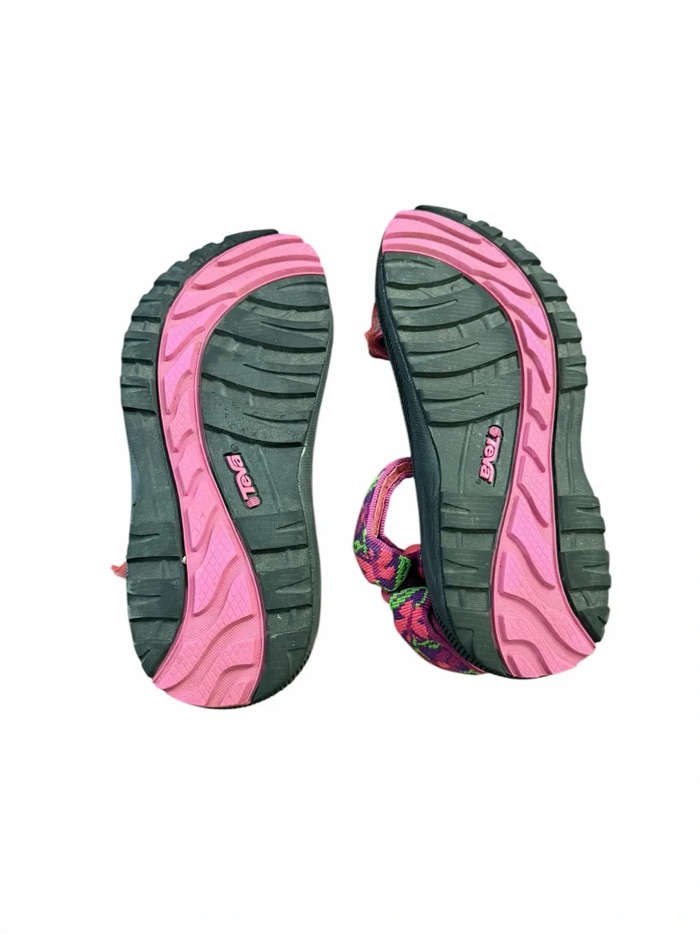 Teva Hurricane XLT 2 Kids Sandals Flower Loom Dark Olive Youth Size 3