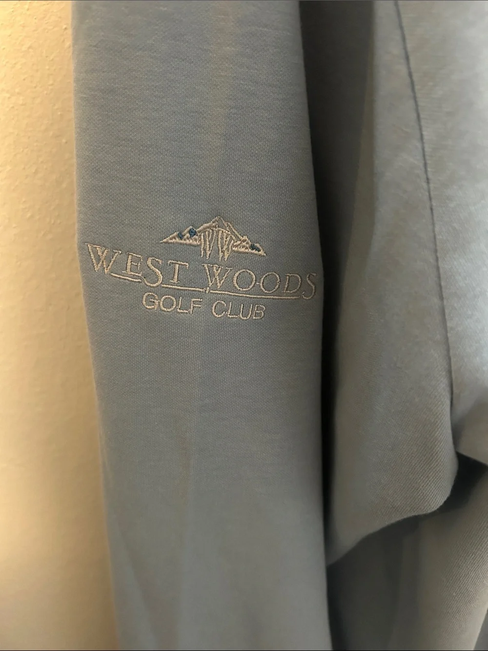 Mizuno Light Blue Long-Sleeve Performance Pullover