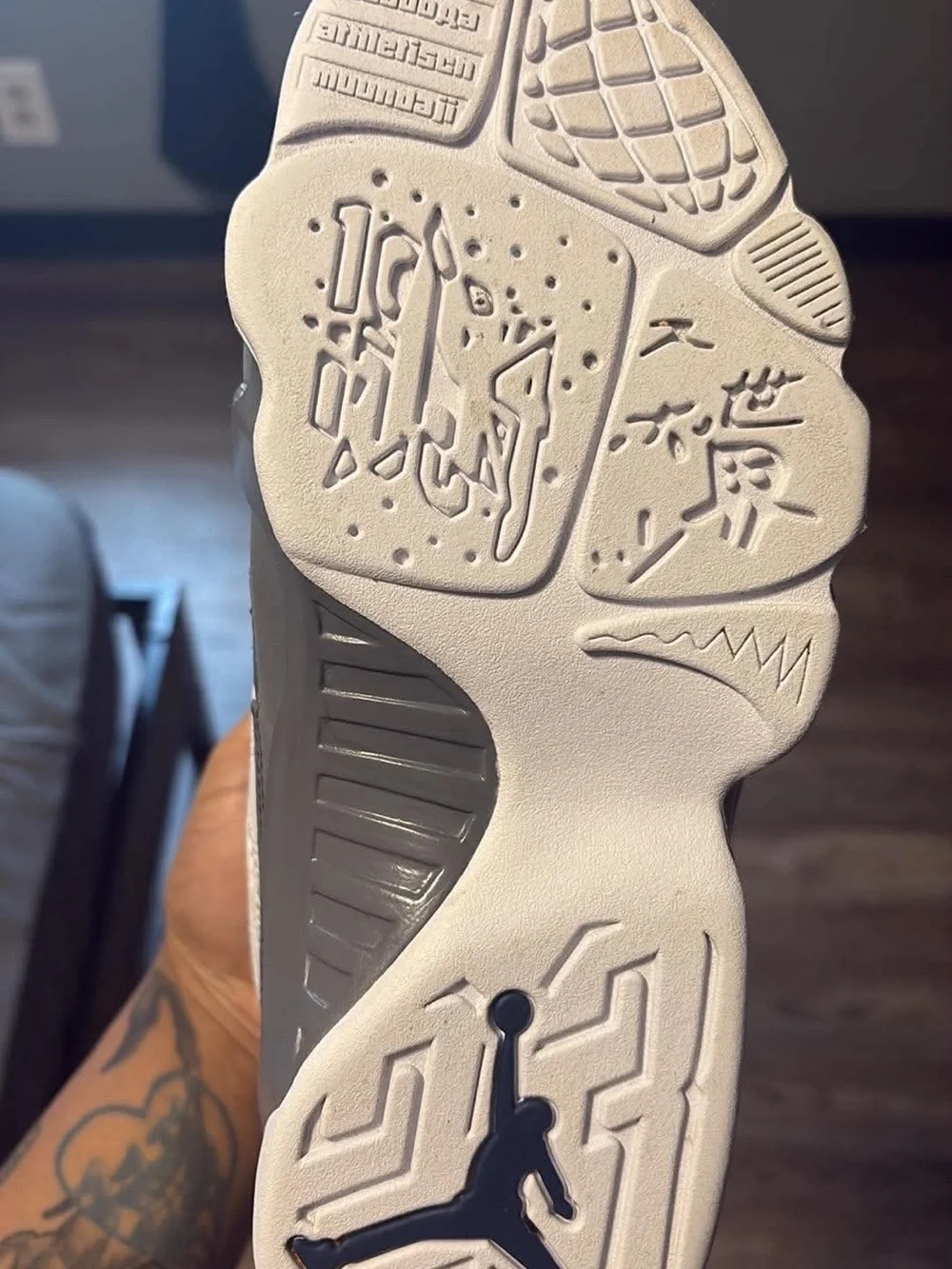 Jordan 9 Retro (GS) Navy and Gray