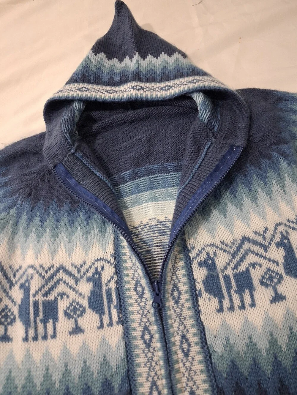 N/A hooded cardigan