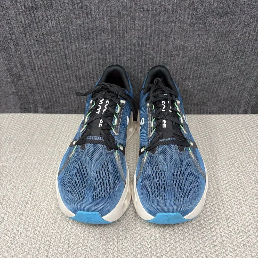 On Cloud Cloudeclipse Niagara Ivory Blue Athletic Running Shoes Mens 12.5 US