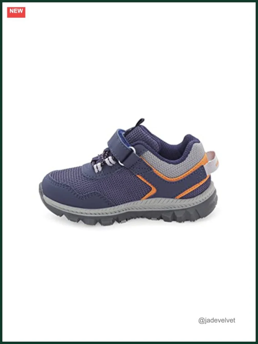 Boys' Sneakers Hook & Loop Memory Foam Washable