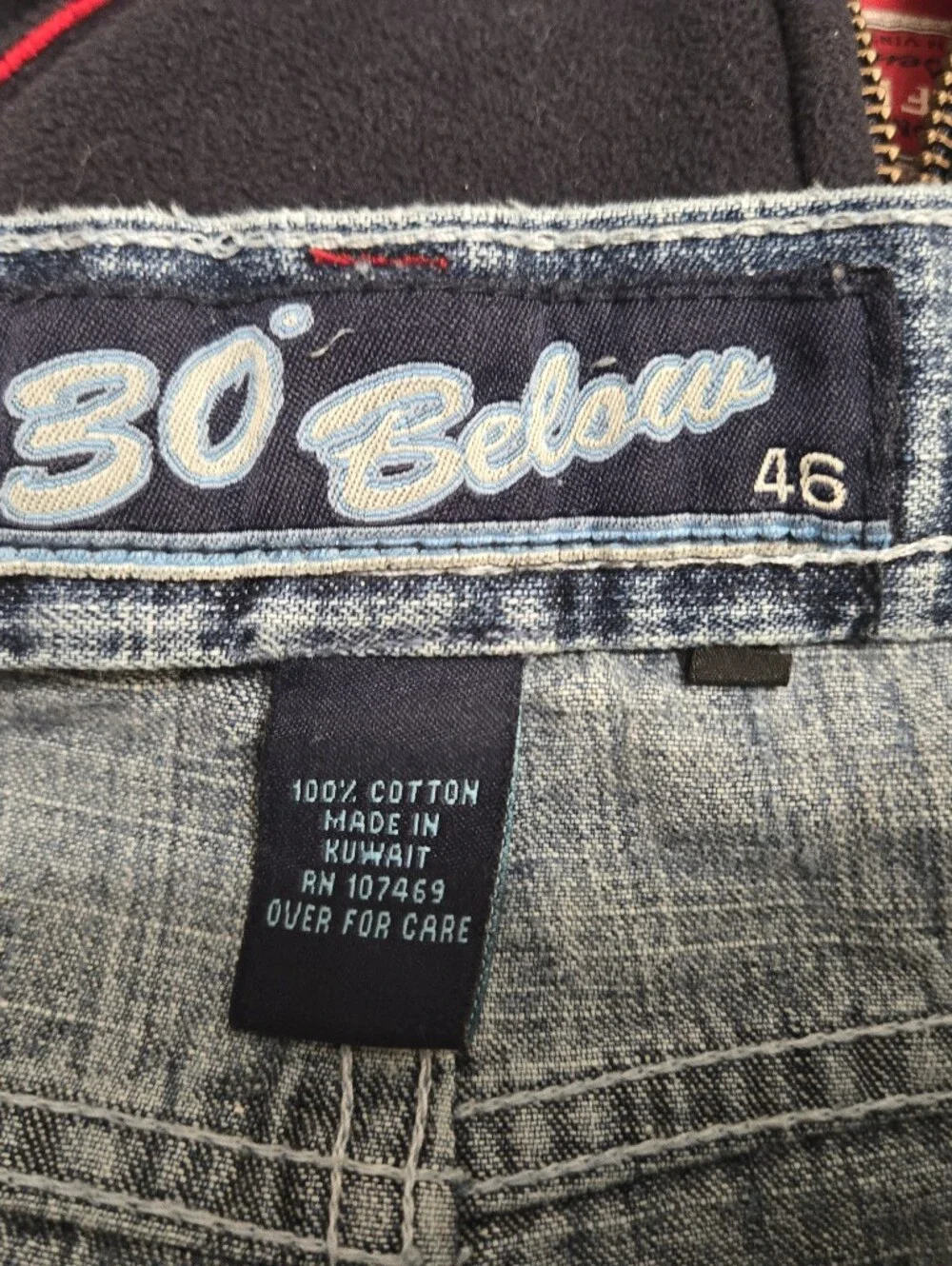 30° Below 30° below