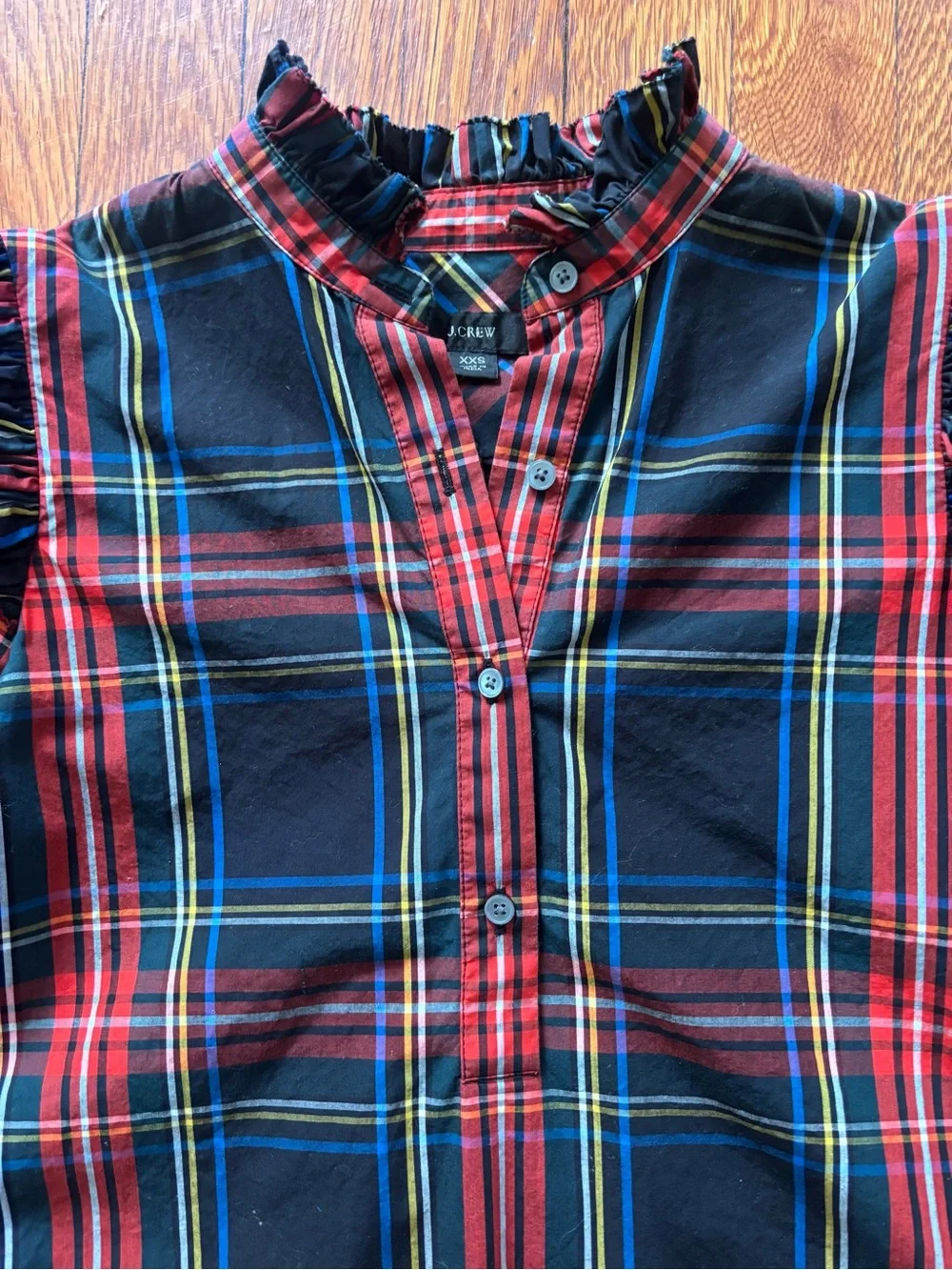 J. Crew crew ruffled