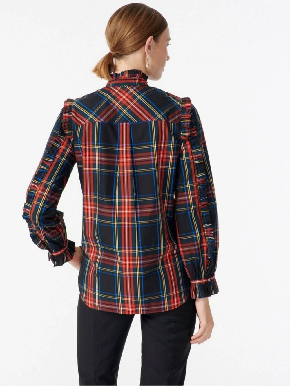 J. Crew crew ruffled