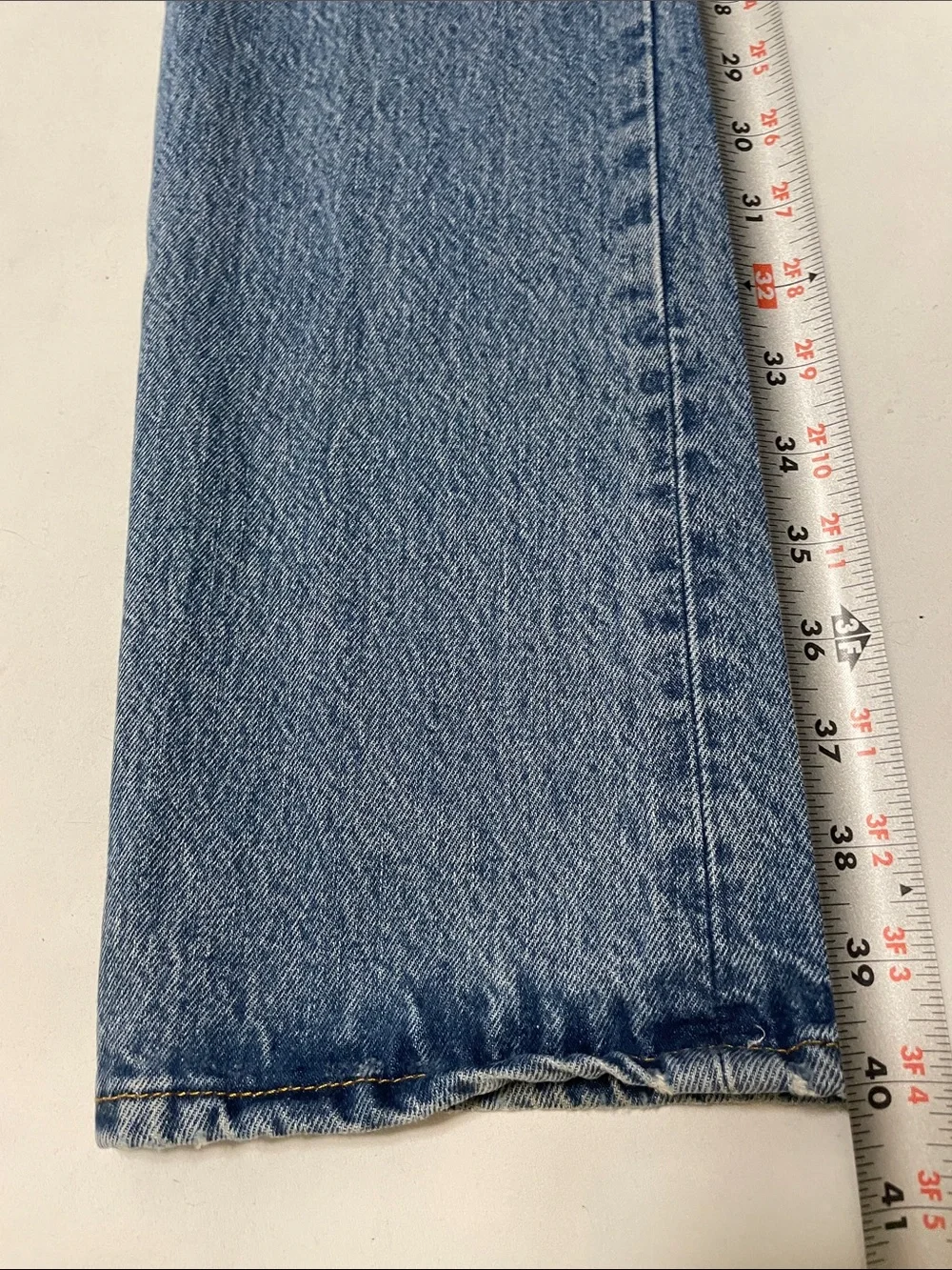 Men’s EUC 501 LEVI’S Sz 30/32 Original Riveted Jeans Blu Denim Wash 2 Horse Logo