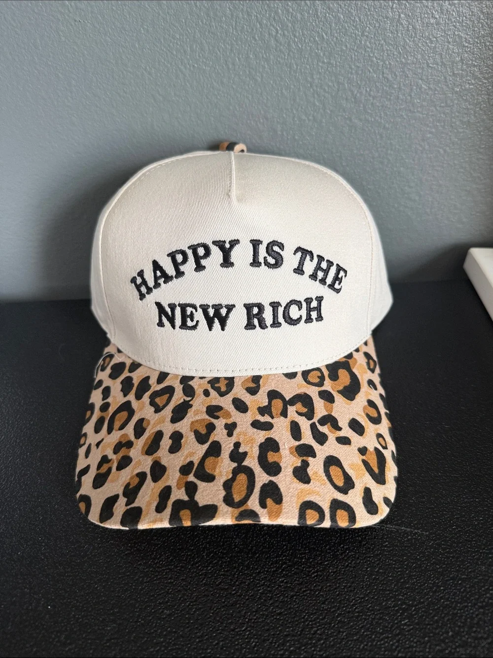 New Era Cream and Leopard Print 