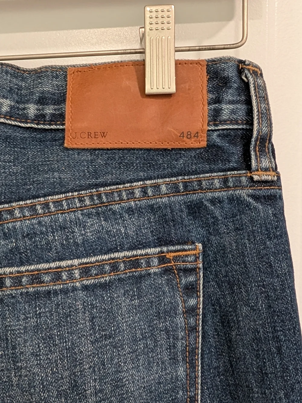 J. Crew Slim Straight Dark Blue Jeans 100% Cotton