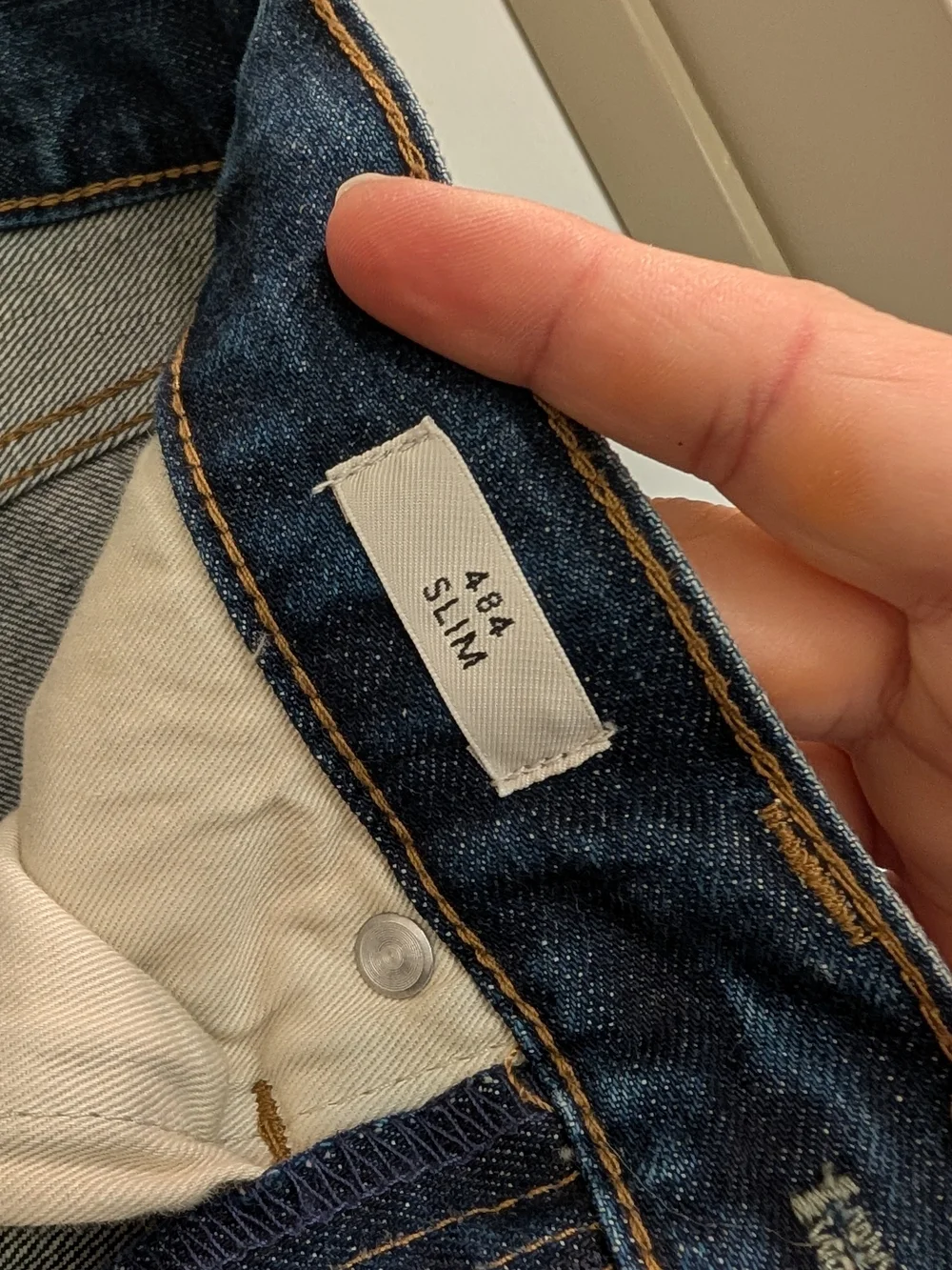 J. Crew Slim Straight Dark Blue Jeans 100% Cotton