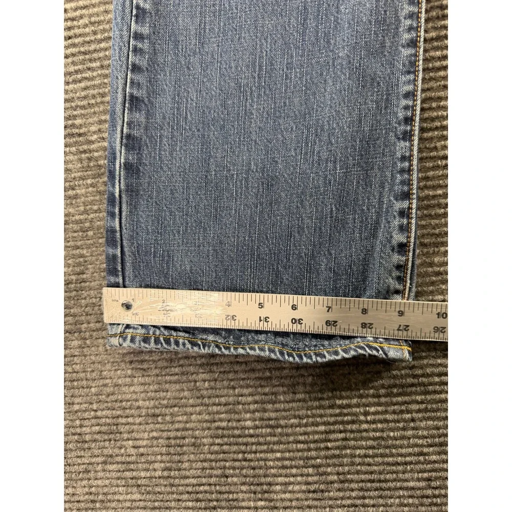 Old Navy Boot Cut Mens Blue Denim Jeans Medium Wash 34x30