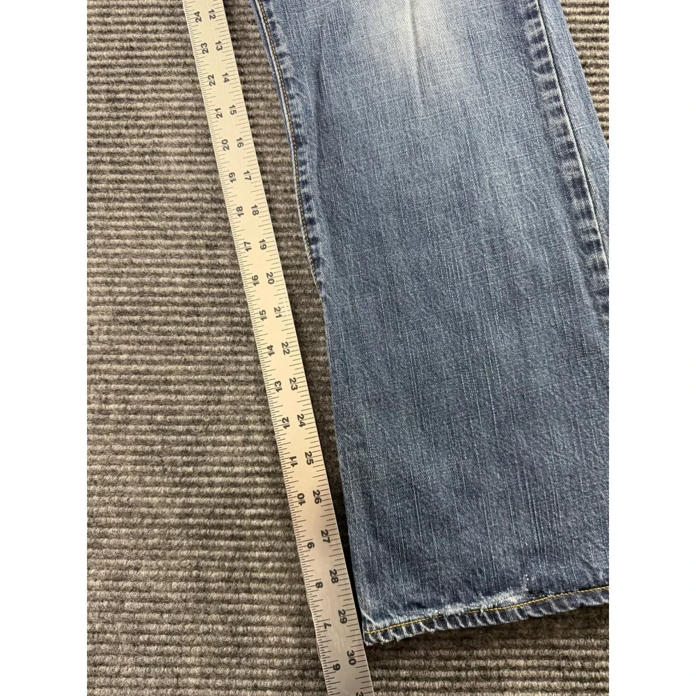 Old Navy Boot Cut Mens Blue Denim Jeans Medium Wash 34x30