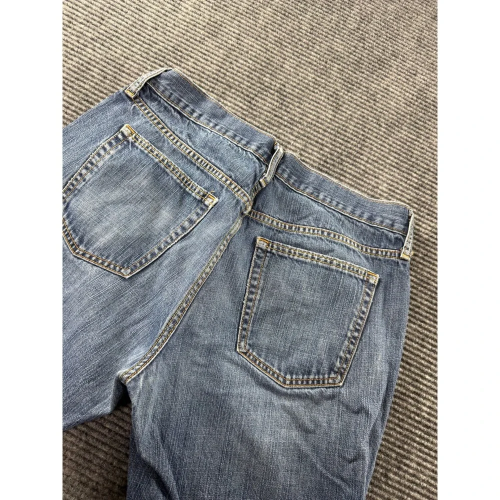 Old Navy Boot Cut Mens Blue Denim Jeans Medium Wash 34x30