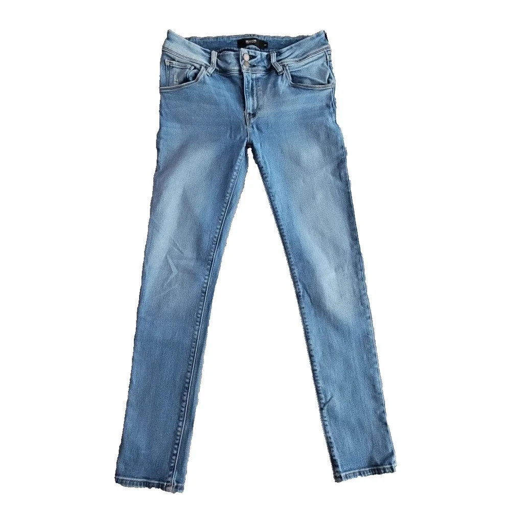 Hudson Los Angeles Jeans Women's Size 30 (30x28) Blue Collin‎ Skinny Flap Pocket