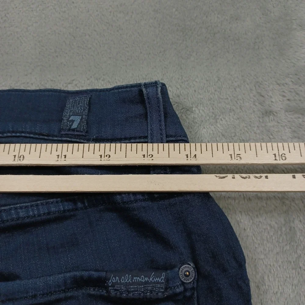 7 For All Man Kind Jeans Mens 30x30 Blue Denim Lux Sports‎ Slimmy Preppy Stretch