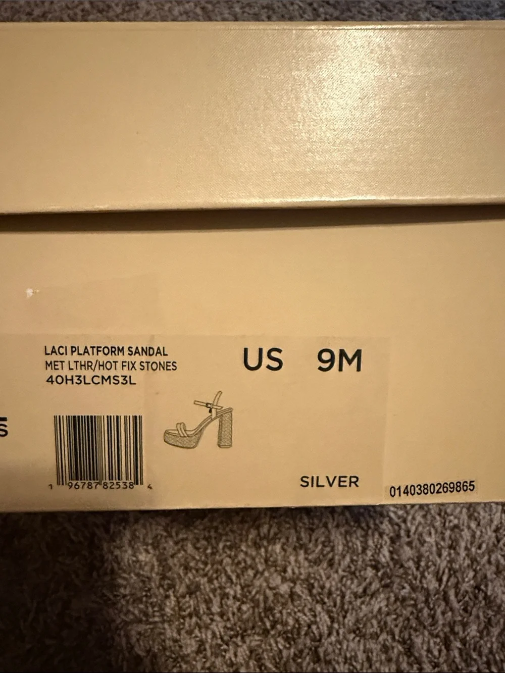 N/A party sandals downsizing