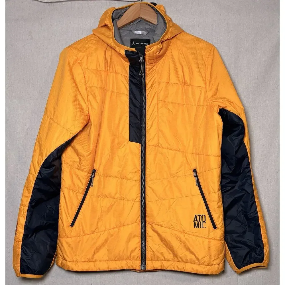 Atomic Herren Primaloft Jacket Pertex Microlight Size‎ Small Golden Yellow Black
