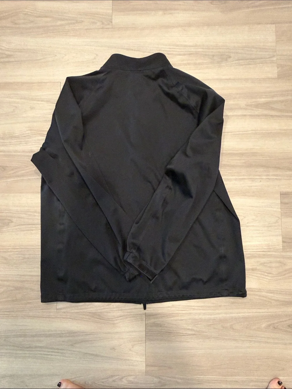 Nike Black Jacket with White Swoosh