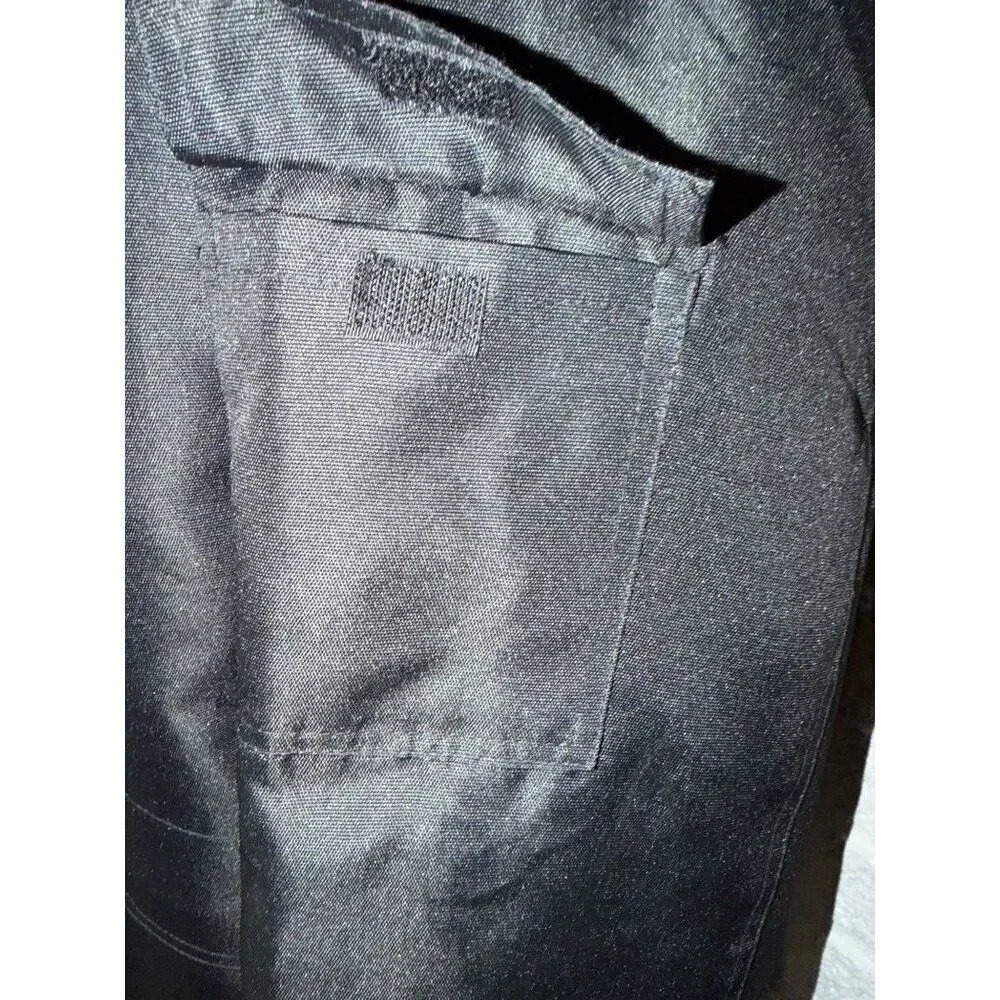 US Basic Men’s Black Hooded Utility Parka Jacket Size XL