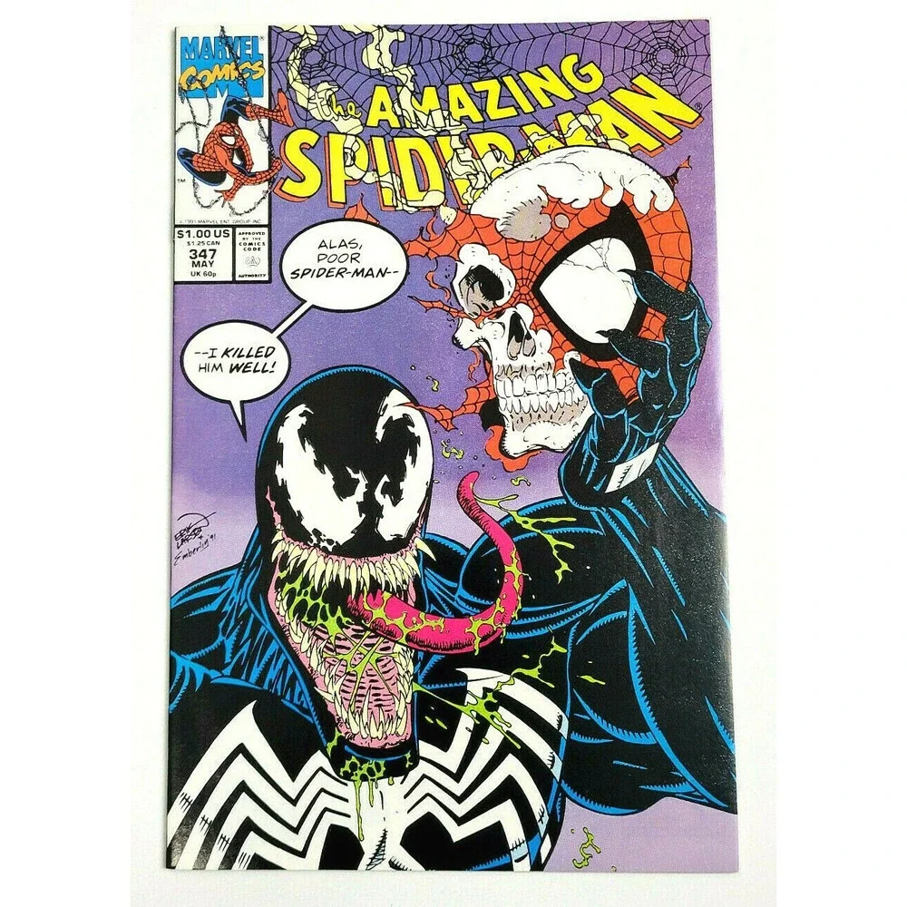 AMAZING SPIDER-MAN #347 (1991)  - VENOM ORIGIN