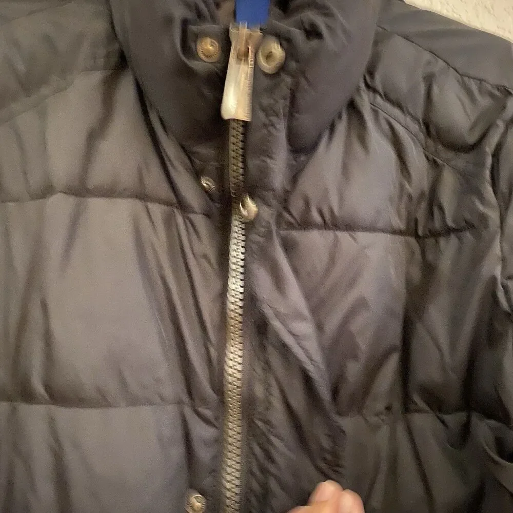 Andrew Marc Full Zip‎ Puffer Quilted Coat Size S Pockets Snap