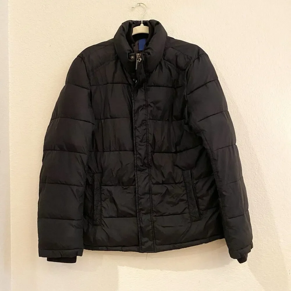 Andrew Marc Full Zip‎ Puffer Quilted Coat Size S Pockets Snap