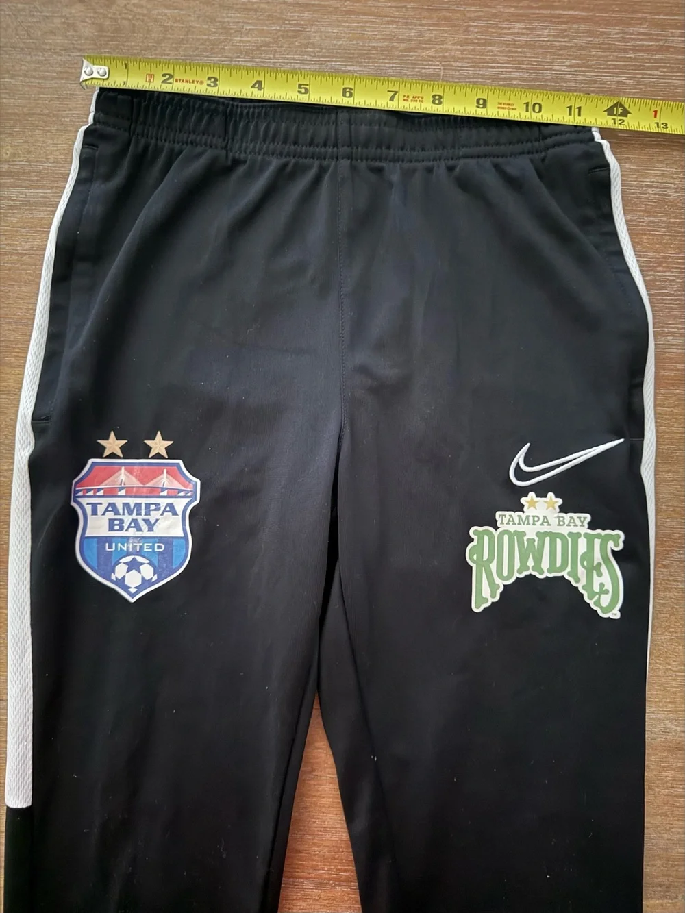 Nike Kids Youth Black Tampa Bay Rowdies Soccer Track Training Pants