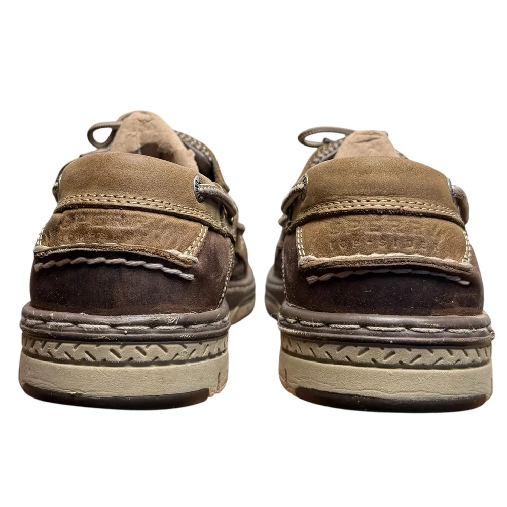 Sperry Top-Sider Men's Brown Leather Boat Shoes Loafers Size 9.5