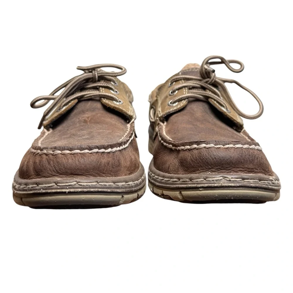 Sperry Top-Sider Men's Brown Leather Boat Shoes Loafers Size 9.5