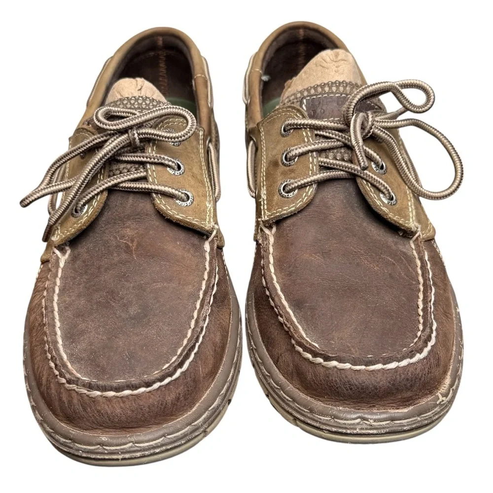 Sperry Top-Sider Men's Brown Leather Boat Shoes Loafers Size 9.5