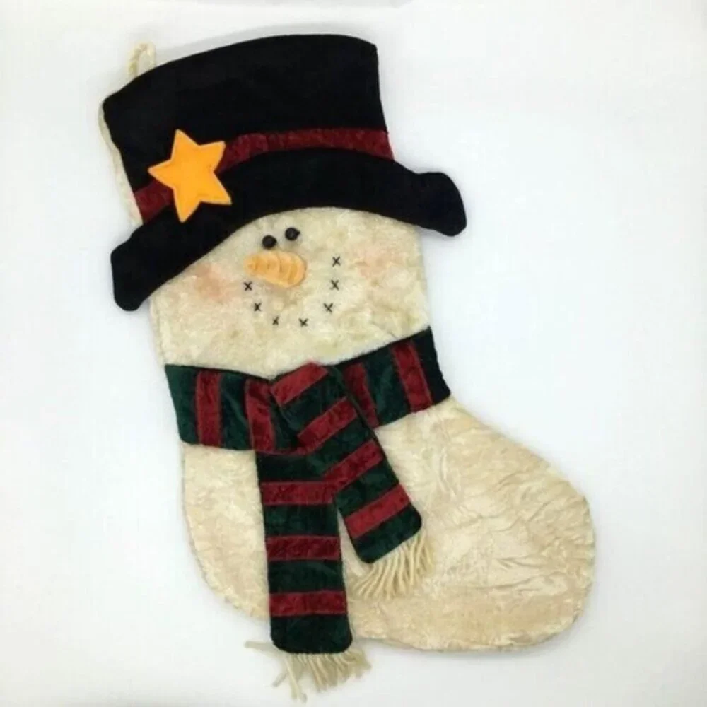 Snowman Stocking Christmas Frosty 17”