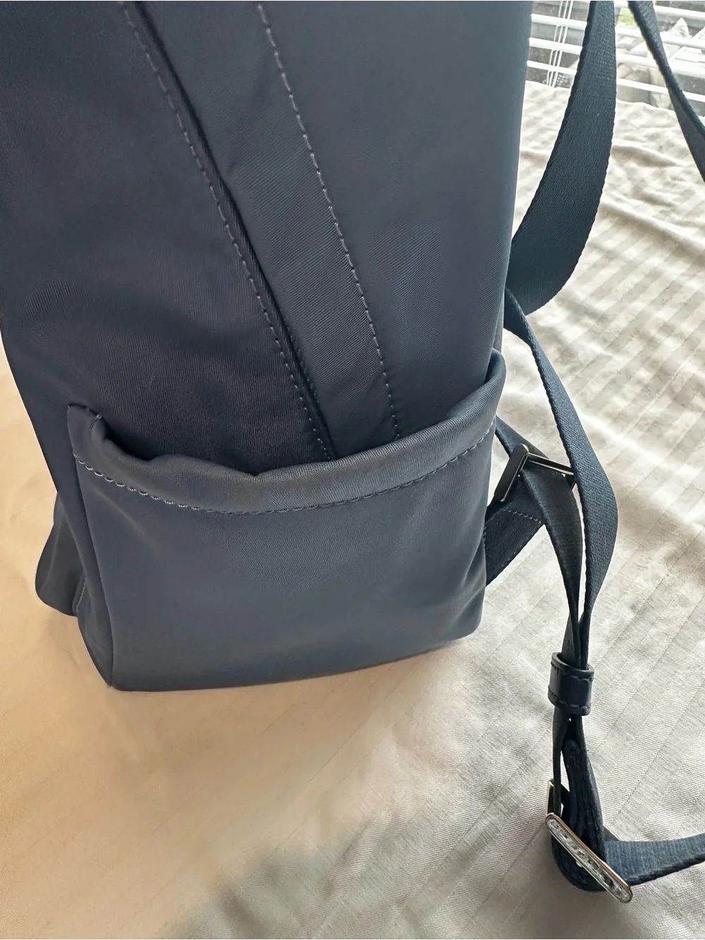 Kate Spade Chelsea Nylon Medium Backpack - Blazer Blue / Gold Hardware