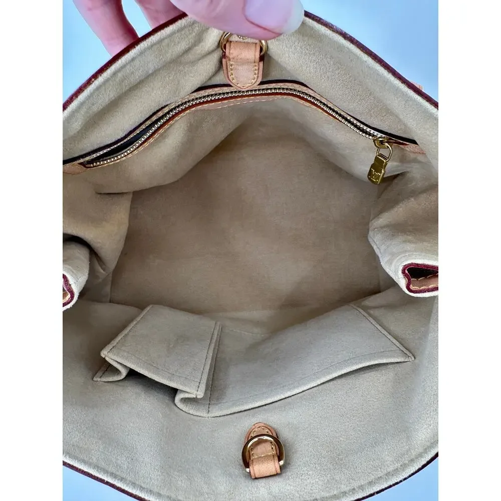 Louis Vuitton Hampstead PM Damier Azur Canvas Tote Bag w/ Dust Bag