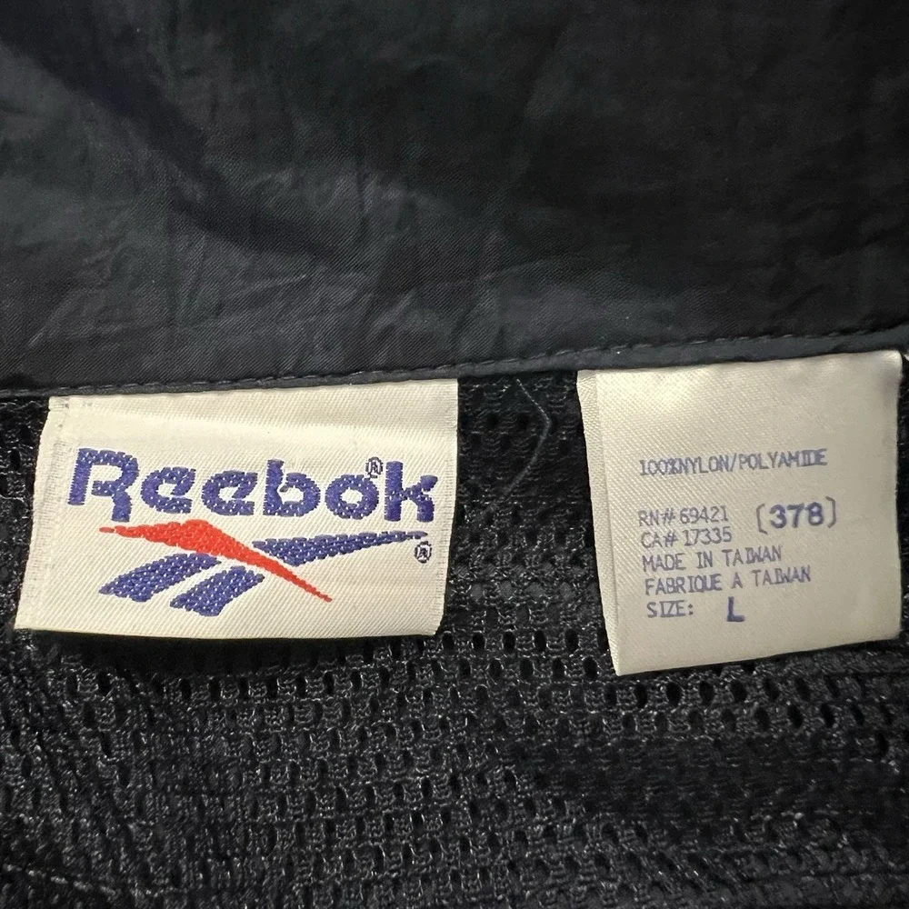 Vintage Reebok Cal State Fullerton Soccer Nylon Men's Windbreaker Jacket Size L