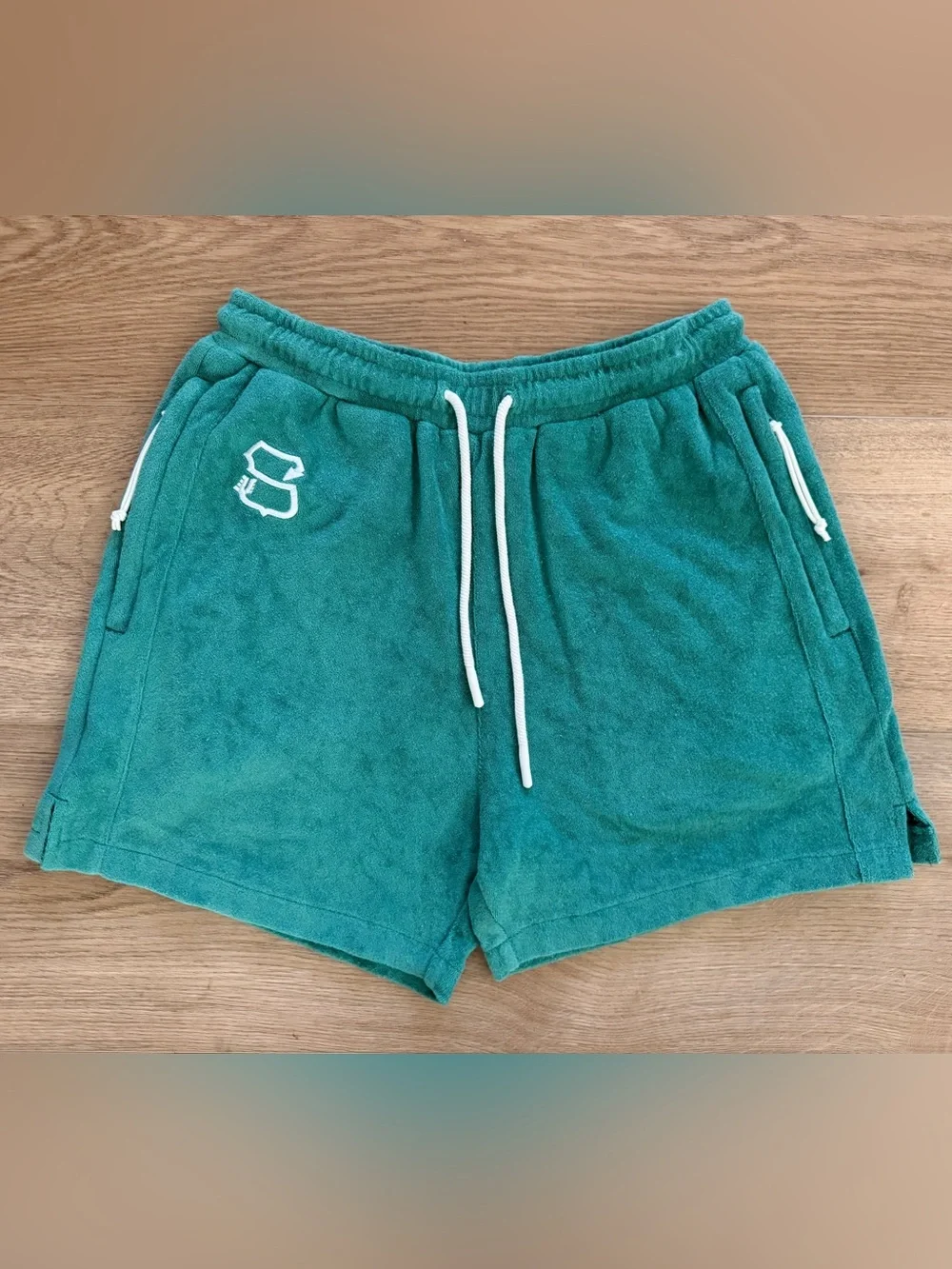 Sugarloaf Social Club x Byrdie Golf Terry Cloth Shorts Medium Green