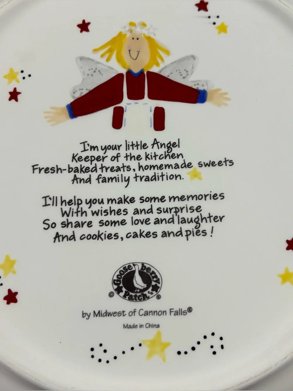 Gooseberry patch and Midwest of Cannon Falls￼ pie plate