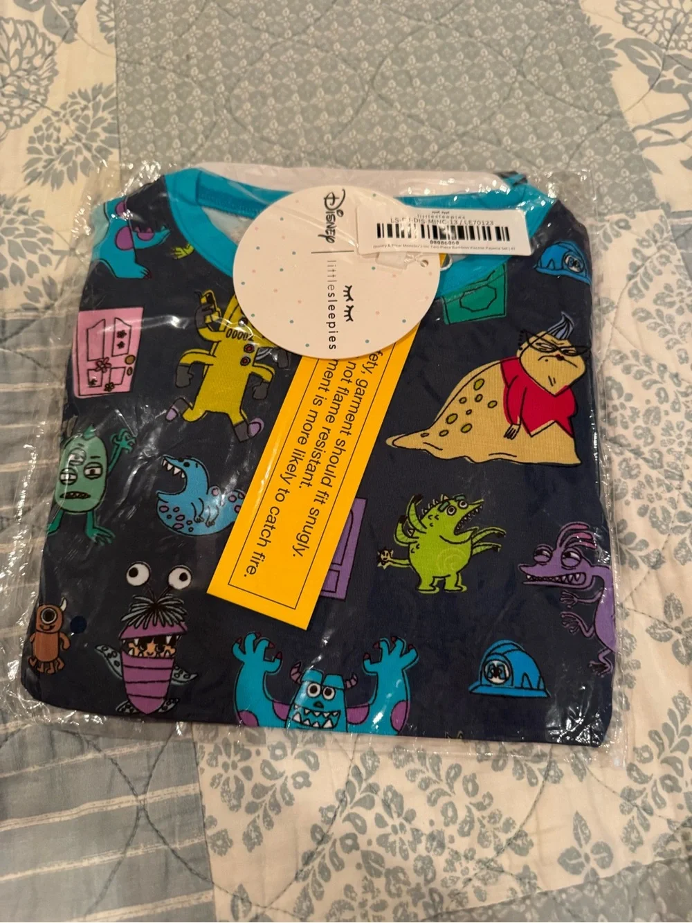 Disney Monsters Print Pajama Set