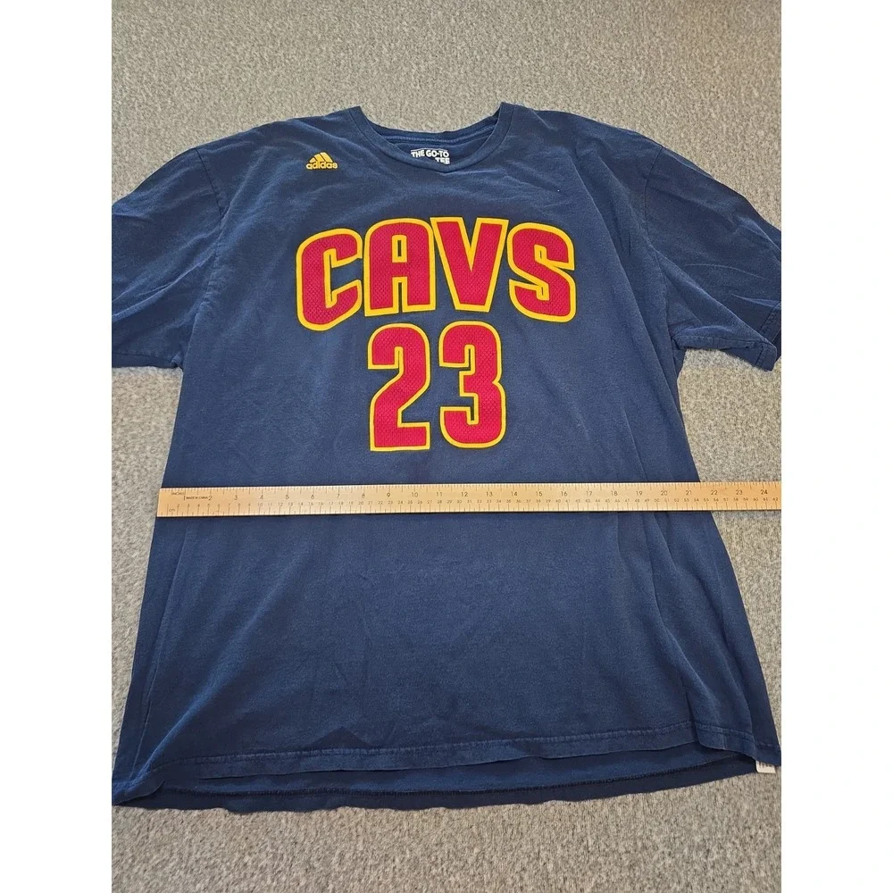 Adidas The Go To Tee NBA Cleveland Cavaliers Cavs Lebron James #23 Shirt Mens 2X
