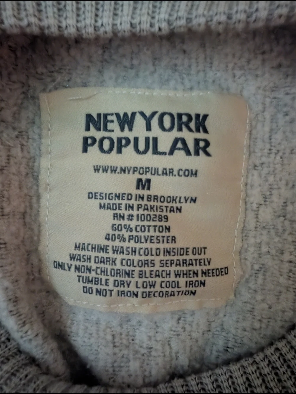 New York Popular 60% cotton