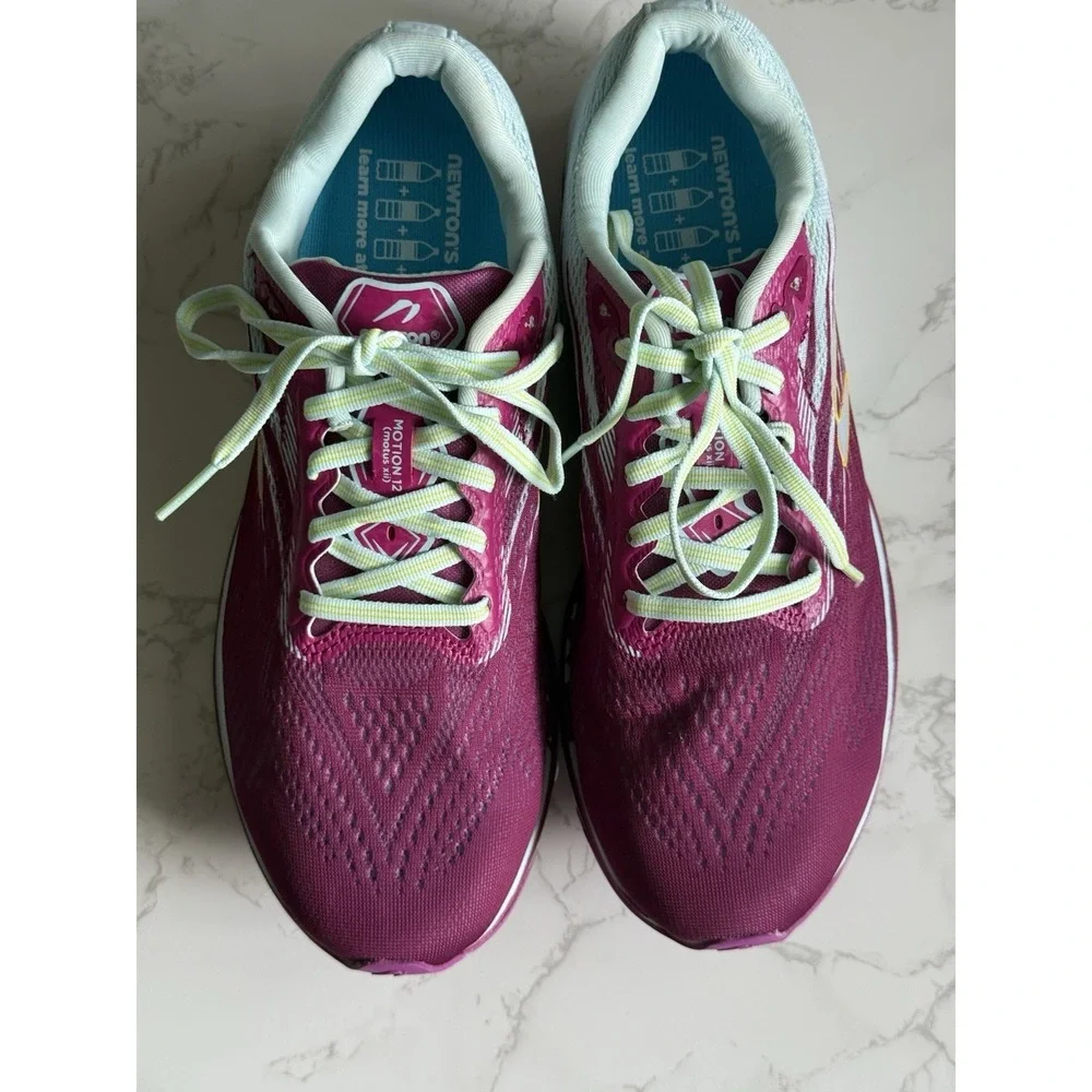 Newton Running Motion 12 Sneakers Womens 10 In Raspberry/Sky Purple Shoes