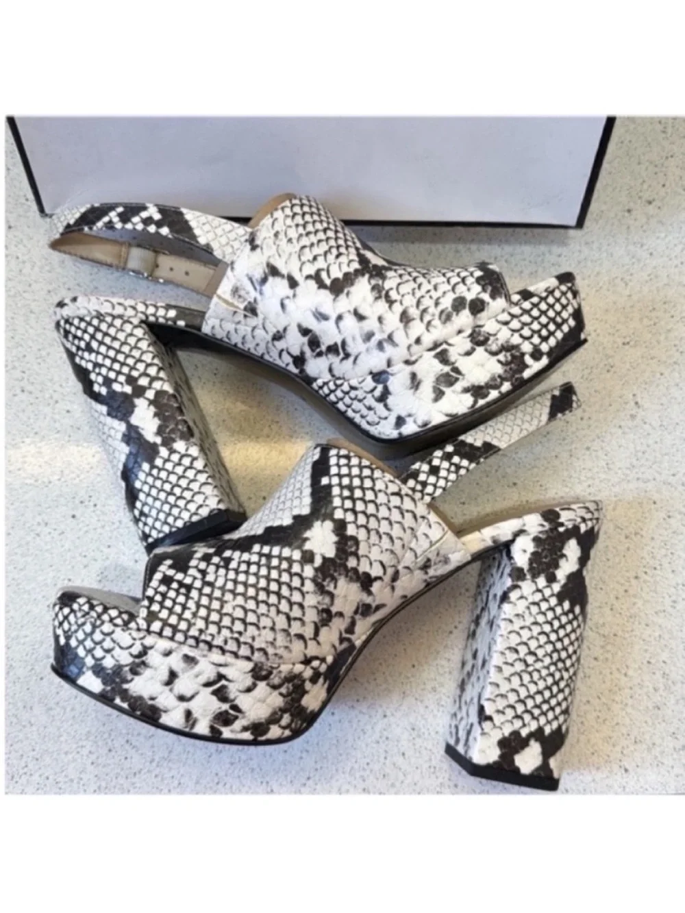 Guess platform slingbacks