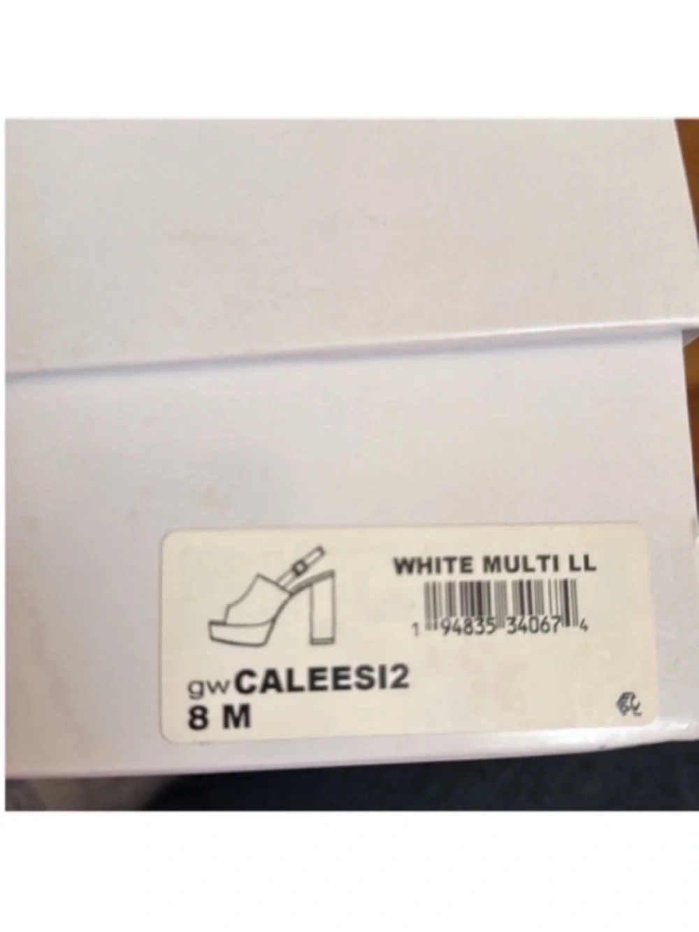 Guess platform slingbacks